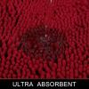 image:imageSmiry Christmas Luxury Chenille Toilet Rugs UShaped 24x20 and Holly Patterns Tablecloth 60x84 Inch Red