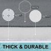 image:imageSmiry Memory Foam Bath Mat 24x16 and 24x20 UShaped Toilet Extra Soft Absorbent Bathroom Rugs Non Slip Bath Rug Runner for Shower Bathroom Floors Dark Grey