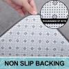 image:imageSmiry Memory Foam Bath Mat Set 24x16 36 x 24 Super Soft Absorbent Bathroom Rugs Non Slip Bath Rug Runner for Bathroom Floors Grey