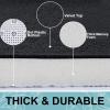 image:imageSmiry Memory Foam Bath Mat Set 30x20 47x24 Super Soft Absorbent Bathroom Rugs Non Slip Bath Rug Runner for Bathroom Floors Black
