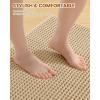 image:imageSmiry Waffle Bath Mat 30x20 Extra Soft Absorbent Bathroom Rugs Non Slip Rubber Backing Machine Washable Quick Dry Bath Rugs for Bathroom Floor Tub Shower Home Decor Accessories BrownBrown