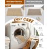 image:imageSmiry Waffle Bath Mat 30x20 Extra Soft Absorbent Bathroom Rugs Non Slip Rubber Backing Machine Washable Quick Dry Bath Rugs for Bathroom Floor Tub Shower Home Decor Accessories BrownBrown