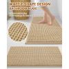 image:imageSmiry Waffle Bath Mat 30x20 Extra Soft Absorbent Bathroom Rugs Non Slip Rubber Backing Machine Washable Quick Dry Bath Rugs for Bathroom Floor Tub Shower Home Decor Accessories BrownBrown