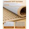 image:imageSmiry Waffle Bath Mat 30x20 Extra Soft Absorbent Bathroom Rugs Non Slip Rubber Backing Machine Washable Quick Dry Bath Rugs for Bathroom Floor Tub Shower Home Decor Accessories BrownBrown