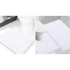 image:imageSmiry Chenille Bathroom Rugs 24x16 and UShaped Toilet Bath Rugs 20x2024x20 Extra Soft and Absorbent Shaggy Bath Mat Machine Washable NonSlip Plush Carpet White