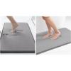 image:imageSmiry Memory Foam Bath Mat Set 24x16 36 x 24 Super Soft Absorbent Bathroom Rugs Non Slip Bath Rug Runner for Bathroom Floors Grey