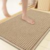 image:imageSmiry Waffle Bath Mat 30x20 Extra Soft Absorbent Bathroom Rugs Non Slip Rubber Backing Machine Washable Quick Dry Bath Rugs for Bathroom Floor Tub Shower Home Decor Accessories BrownBrown