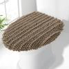 image:imageSmiry Bathroom Rugs 30x20 and Toilet Lid Cover 175x15 Soft and Absorbent Bath Mat Machine Washable NonSlip Plush Carpet Runner for Tub Shower and Floor Home DecorCamel