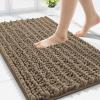 image:imageSmiry Bathroom Rugs 30x20 and Toilet Lid Cover 175x15 Soft and Absorbent Bath Mat Machine Washable NonSlip Plush Carpet Runner for Tub Shower and Floor Home DecorCamel