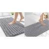 image:imageSmiry Bathroom Rugs 30x2059X24 Extra Soft Absorbent Shaggy Chenille Bath Mats Machine Washable Dry Quickly NonSlip Plush for Tub Shower and Floor Home Decor Accessories Grey