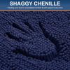image:imageSmiry Bathroom Rugs 30X2030X20 Extra Soft Absorbent Shaggy Chenille Bath Mats Machine Washable Dry Quickly NonSlip Plush for Tub Shower and Floor Home Decor Accessories Navy Blue