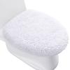 image:imageSmiry Bathroom Rugs 30x20 and Toilet Lid Cover 175x15 Soft and Absorbent Shaggy Bath Mat Machine Washable NonSlip Plush Carpet Runner for Tub Shower and Floor Home DecorWhite