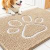 image:imageSmiry Bathroom Rugs Mat and Dog Door Mat for Muddy Paws 30x20 Inches Beige
