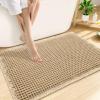 image:imageSmiry Bathroom Rugs Set 2 Piece40x32 Plus 30x20 Extra Soft Absorbent Bath Mats Non Slip Machine Washable Quick Dry Bath Rugs for Bathroom Floor Tub Shower Brown