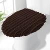 image:imageSmiry Bathroom Rugs U Shaped 24x20 and Toilet Lid Cover 175x15 Soft and Absorbent Bath Mat Machine Washable NonSlip Plush Carpet Runner for Tub Shower and Floor Home DecorBrown
