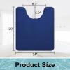 image:imageSmiry Memory Foam Bath Mat 30x20 and 24x20 UShaped Toilet Extra Soft Absorbent Bathroom Rugs Non Slip Bath Rug Runner for Shower Bathroom Floors Navy Blue