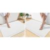 image:imageSmiry Bathroom Rugs Set 2 Piece30x20 Plus 30x18 Extra Soft Absorbent Bath Mats Non Slip Machine Washable Quick Dry Bath Rugs for Bathroom Floor Tub Shower Whtie