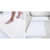 image:imageSmiry Bathroom Rugs and Mats Set of 3 Non Slip Absorbent Shaggy Bath Rug for Tub Shower and Bath Room 24x 1624x 1630 x 20 White