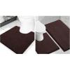 image:imageSmiry Chenille Bathroom Rugs 30x20 and UShaped Toilet Bath Rugs 20x2024x20 Extra Soft and Absorbent Shaggy Bath Mat Machine Washable NonSlip Plush Carpet Brown