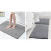 image:imageSmiry Luxury Chenille Bath Rug 24x16 Bathroom Rugs and Mats Set 30x2024x20 Grey