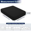 image:imageSmiry Waterproof Patio Cushion Covers Stretch Outdoor Couch Slipcovers Replacement Washable Furniture Protector Sofa Chair Seat Cover for Dogs Pets 4 Pcs Blue GreenBlack