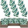 image:imageSmiry Waterproof Patio Cushion Covers Stretch Outdoor Couch Slipcovers Replacement Washable Furniture Protector Sofa Chair Seat Cover for Dogs Pets 4 Pcs Blue GreenGreen