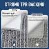 image:imageSmiry Bathroom Rugs Mat Set 2 Piece 36X24UShaped 24x20 Extra Soft Absorbent Non Slip Rubber Backing Machine Washable Quick Dry Chenille Bath Rug Set for Tub Shower and FloorGrey