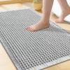 image:imageSmiry Bathroom Rugs Set 2 Piece30x20 Plus 24x17 Extra Soft Absorbent Bath Mats Non Slip Machine Washable Quick Dry Bath Rugs for Bathroom Floor Tub Shower Lightgrey amp Cream