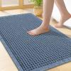 image:imageSmiry Bathroom Rugs Set 2 Piece30x20 Plus 24x17 Extra Soft Absorbent Bath Mats Non Slip Machine Washable Quick Dry Bath Rugs for Bathroom Floor Tub Shower Blue