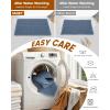image:imageSmiry Bathroom Rugs Set 2 Piece30x20 Plus 24x17 Extra Soft Absorbent Bath Mats Non Slip Machine Washable Quick Dry Bath Rugs for Bathroom Floor Tub Shower Blue