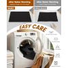 image:imageSmiry Bathroom Rugs Set 2 Piece30x20 Plus 24x17 Extra Soft Absorbent Bath Mats Non Slip Machine Washable Quick Dry Bath Rugs for Bathroom Floor Tub Shower Black