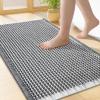 image:imageSmiry Bathroom Rugs Set 2 Piece30x20 Plus 24x17 Extra Soft Absorbent Bath Mats Non Slip Machine Washable Quick Dry Bath Rugs for Bathroom Floor Tub Shower Darkgrey amp Cream