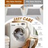 image:imageSmiry Bathroom Rugs Set 2 Piece36x24 Plus 30x20 Extra Soft Absorbent Bath Mats Non Slip Machine Washable Quick Dry Bath Rugs for Bathroom Floor Tub Shower Light Grey