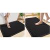 image:imageSmiry Bathroom Rugs Set 2 Piece30x20 Plus 24x17 Extra Soft Absorbent Bath Mats Non Slip Machine Washable Quick Dry Bath Rugs for Bathroom Floor Tub Shower Black