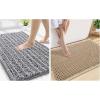 image:imageSmiry Bathroom Rugs Set 2 Piece30x20 Plus 30x20 Extra Soft Absorbent Bath Mat Non Slip Machine Washable Quick Dry Bath Rugs for Bathroom Floor Tub Shower GreyampBrown