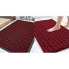 image:imageSmiry Front Door Mat Outside Entrance Red 295 x 17 and Bathroom Rugs Mat Red 30 x 20 2 Item Bundle