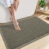 image:imageSmiry Bathroom Rugs Set 2 Piece30x20 Plus 24x17 Extra Soft Absorbent Bath Mats Non Slip Machine Washable Quick Dry Bath Rugs for Bathroom Floor Tub Shower Green