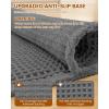 image:imageSmiry Bathroom Rugs Set 2 Piece30x20 Plus 24x17 Extra Soft Absorbent Bath Mats Non Slip Machine Washable Quick Dry Bath Rugs for Bathroom Floor Tub Shower Dark Grey