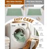 image:imageSmiry Bathroom Rugs Set 2 Piece36x24 Plus 30x20 Extra Soft Absorbent Bath Mats Non Slip Machine Washable Quick Dry Bath Rugs for Bathroom Floor Tub Shower Sage Green