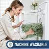 image:imageSmiry Bathroom Rugs Set 3 Piece Soft Absorbent Non Slip Rubber Backing Machine Washable Quick Dry Chenille Bath Rug Set for Tub Shower and Floor 30 x 2024 x 16 UShaped 24 x 20 Sage Green