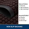 image:imageSmiry Front Door Mat Outside Entrance Brown 295 x 17 and Bathroom Rugs Sets 2 Piece Brown 30 x 20  24 x 16 2 Item Bundle