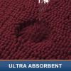 image:imageSmiry Front Door Mat Outside Entrance Red 295 x 17 and Bathroom Rugs Sets 2 Piece Burgundy 30 x 20  24 x 16 2 Item Bundle