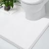 image:imageSmiry Memory Foam Bath Mat 30x20 and UShaped Toilet Bathroom Rugs 24x20Super Soft Absorbent Bathroom Rugs Non Slip Bath Rug Runner for Bathroom Floors White