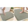 image:imageSmiry Bathroom Rugs Set 2 Piece30x20 Plus 24x17 Extra Soft Absorbent Bath Mats Non Slip Machine Washable Quick Dry Bath Rugs for Bathroom Floor Tub Shower Green amp Cream