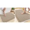 image:imageSmiry Bathroom Rugs Set 2 Piece30x20 Plus 24x17 Extra Soft Absorbent Bath Mats Non Slip Machine Washable Quick Dry Bath Rugs for Bathroom Floor Tub Shower BrownampCream