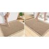 image:imageSmiry Bathroom Rugs Set 2 Piece36x24 Plus 30x20 Extra Soft Absorbent Bath Mats Non Slip Machine Washable Quick Dry Bath Rugs for Bathroom Floor Tub Shower Brown