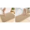 image:imageSmiry Bathroom Rugs Set 2 Piece47x20 Plus 30x20 Extra Soft Absorbent Bath Mats Non Slip Machine Washable Quick Dry Bath Rugs for Bathroom Floor Tub Shower Brown