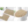 image:imageSmiry Bathroom Rugs Sets 2 Piece30x20 Plus 24x20 and Toilet Lid Cover 175x15 Soft and Absorbent Bath Mat Machine Washable NonSlip Plush Carpet Runner for Tub Shower and Home Decor Beige