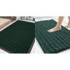 image:imageSmiry Front Door Mat Outside Entrance Black Green 295 x 17 and Bathroom Rugs Mat Green 30 x 20 2 Item Bundle