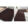 image:imageSmiry Front Door Mat Outside Entrance Brown 295 x 17 and Bathroom Rugs Sets 2 Piece Brown 30 x 20  24 x 16 2 Item Bundle